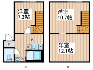 フェリチタ横川の物件間取画像